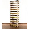 Drevený regál na víno Mamutex 1980×720×250 mm – 91 fliaš, borovica