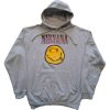 Nirvana mikina Xerox Smiley Pink Šedá M