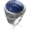 Thomas Sabo Prsten Modrý vruboun TR2205 534 1 54 Sterling silver black