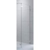 RADAWAY ARTA S2 75cm bočná pevná stena do kombinácie, profil chróm, sklo číre, 386108-03-01