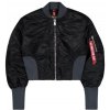 Alpha Industries dámska zimná bunda Waisted MA-1 Wmn mud black Farba: čierna, Veľkosti dámske: XS