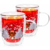 4Home Termo pohár Mug Reindeer Hot&Cool 2 x 270 ml