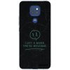 Picasee silikónový prehľadný obal pre Motorola Moto G9 Play - LEFT A MARK