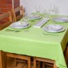 EVENIT Teflónový obrus UNI jabĺčková zelená 3932 svetlozelená Polyester 120x160 cm