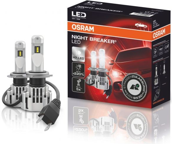 Osram H7 NIGHT BREAKER LED +220% 64210DWNB 6000K 2ks