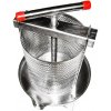 Mellarius ® Ručný lis - na med aj ovocie - nerez - 38 x 34 cm -10 l