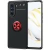 Gumený kryt METAL RING na Huawei Nova 10 - Čierna a červená