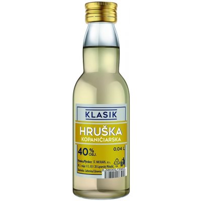 Nicolaus Kopaničiarska Hruška 40% 0,04 l (čistá fľaša)