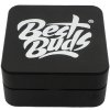 Best Buds plochá štvorcová hliníková brúska onyx 2 diely 50 mm