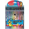 Maped Detské fixky a pastelky Maped Color'Peps Monster 12+15 farieb
