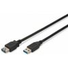 Digitus USB 3.1 Gen.1 SuperSpeed 5Gbps predlžovací kábel USB typ A/USB AM/F 3m čierny