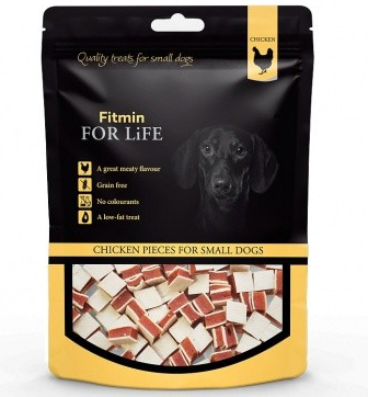 Fitmin Dog & cat treat chicken pieces 70 g