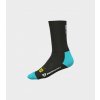 Zimné cyklistické ponožky Alé Cycling THERMO PRIMALOFT SOCKS čierne/modré S