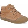 Barefoot detské členkové topánky Koel - Avery Leather Old Pink hnedé