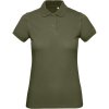 B&C Polokošile Inspire Polo, z bio bavlny, krátký rukáv, dámská COT010440u4203-urban khaki L Khaki urban