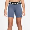 Nike Pro Big Kids (Girls) Dri-FIT 5 Shorts | 0198482669096 | Modrá | L
