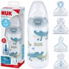 NUK fľaša s indikátorom teploty 300 ml 6-18m First modrá 10741103