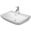 Duravit ME by Starck - Umývadlo, 60x40 cm, s prepadom, s otvorom na batériu, WonderGliss, matná biela 23436032001