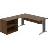 OFFICE PRO s.r.o. Kancelársky stôl pracovný, zostava pravá - CE 1800 60 HP, orech