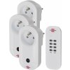 Zásuvka spínacia 3x +dialk.ovládanie IP20 (Brennenstuhl)