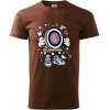 Lukostreľba komiks - Klasické pánske tričko vyššej gramáže - 3XL ( Čokoládová )