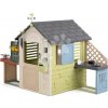 Domček s meteo súpravou Pretty Playhouse&Kitchen Life Smoby s kuchynkou rozšíriteľný s UV filtrom od 24 mes