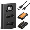 K&F NP-BX1 Digital Camera Dual Battery with Dual Channel Charger for Sony K&F Concept
