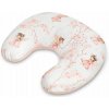 Dojčiaci vankúš, podkova, mušelín, bavlna - Víla Ema, ružová, biela