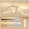 Brilagi-LED Stmievateľný prísadený luster TWISTER LED/60W/230V 3000-6000K béžový + diaľkové ovládanie BRI725 + záruka 3 roky zadarmo
