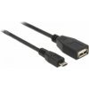 Delock kabel USB micro-B samec > USB 2.0-A samice OTG 50 cm