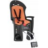 HAMAX Cyklosedačka s uzamykateľným zámkom Siesta W grey/orange 7029775525542