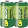 Batéria zinkochloridová, C (R14), malý monočlánok, C, 1.5V, GP, fólia, 2-pack, Greencell
