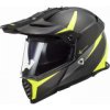 LS2 MX436 PIONEER EVO ROUTER MATT BLACK HV YELLOW XS