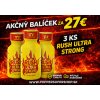 Poppers RUSH ULTRA STRONG balíček 3 ks 30 ml