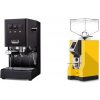 Gaggia New Classic E24, black + Eureka Mignon Specialita, CR yellow