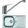 Set Franke ETN 614 N Ethos + FB 250 - Set drez ETN 614 ETHOS nerez+ batéria FB 250.031 nerez