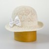 Karpet Papierový klobúk zdobený saténovou mašľou - biela 55
