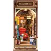 Robotime Stavebnica - zarážka na knihy Bookstore drevená