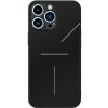 R-Just hliníkový ochranný kryt s ochranou šošoviek fotoaparátu pre iPhone 13 Pro Max - čierny - možnosť vrátiť tovar ZADARMO do 30tich dní