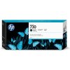 HP P2V71A (730), originálny atrament, matne čierny, 300 ml