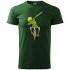 Handel Tričko - Kostra v sedle Farba: fľaškovozelená, Veľkosť: XS, Strih trička: pánsky