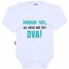 Body s potlačou New Baby Pardon tati, ...máš šéfy dva!