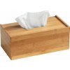 Wenko Terra krabička na vreckovky / 10 x 25 x 13 cm / bambus / prírodná