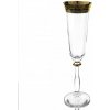 Pohár Ange zlato na sekt/šampanské 190 ml set 6 kusov