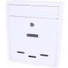 schránka poštová (260x310x95mm, hrúbka 0.6mm), max. formát listu: A4, BIELA