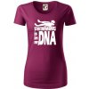 Swimming is in my DNA - Dámske tričko z organickej bavlny Origin (GOTS) - 2XL ( Fuchsiová )