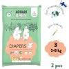 Moomin Baby 3 Midi 5-8 kg (2 ks), ekologické plienky