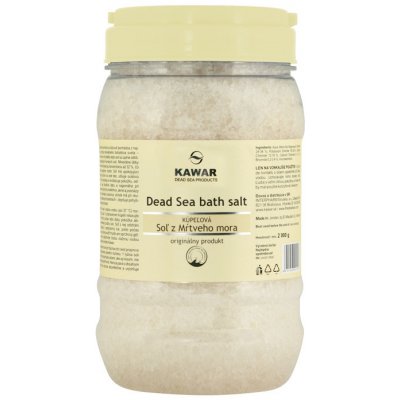 KAWAR - Kúpeľová soľ z Mŕtveho mora 2000g