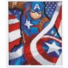 Crystal Art Obraz v ráme, Kapitán Amerika