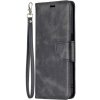 Peňaženkové puzdro Retro Lambskin čierne – Realme 8 5G